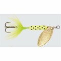 Yakima Rooster Tails 0.12 oz Original Rooster Tail, Chartreuse Dalmation 208-CHDA